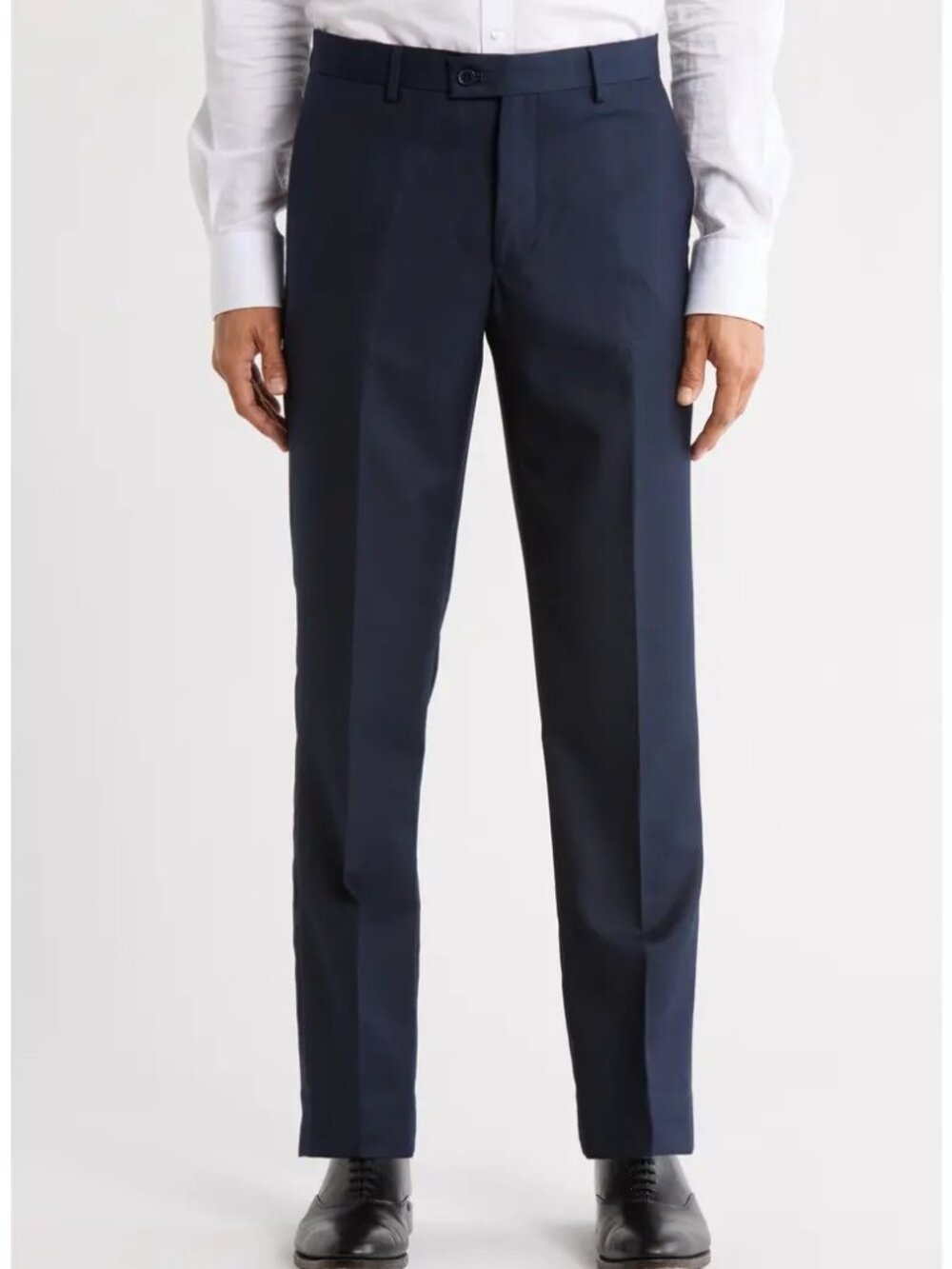 Scotch and Soda Amsterdam Navy Blue Solid Basic Trouser Size 40.32